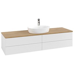 Meuble sous-vasque Villeroy &amp; Boch Antao 1600x360x500mm L25151GF avec éclairage avec structure FK/AP: GF/1