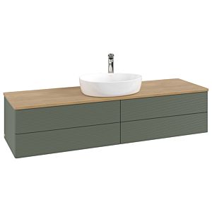 Meuble sous-vasque Villeroy &amp; Boch Antao 1600x360x500mm L25151HL avec éclairage avec structure FK/AP: HL/1