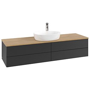 Meuble sous-vasque Villeroy &amp; Boch Antao 1600x360x500mm L25151PD avec éclairage avec structure FK/AP: PD/1