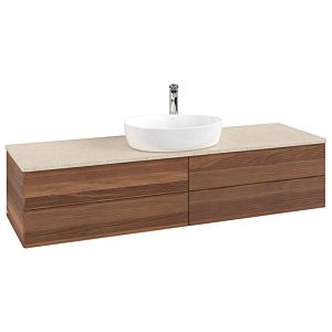 Meuble sous-vasque Villeroy &amp; Boch Antao 1600x360x500mm L25153HM avec éclairage avec structure FK/AP: HM/3