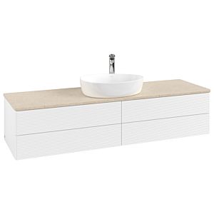 Meuble sous-vasque Villeroy &amp; Boch Antao 1600x360x500mm L25153MT avec éclairage avec structure FK/AP: MT/3