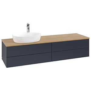 Meuble sous-vasque Villeroy &amp; Boch Antao 1600x360x500mm L26051HG avec éclairage FK/AP: HG/1
