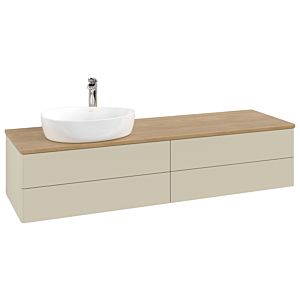 Meuble sous-vasque Villeroy &amp; Boch Antao 1600x360x500mm L26051HJ avec éclairage FK/AP: HJ/1