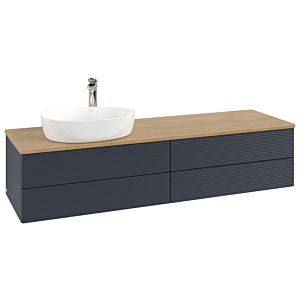 Meuble sous-vasque Villeroy &amp; Boch Antao 1600x360x500mm L26151HG avec éclairage avec structure FK/AP: HG/1