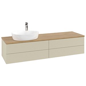 Villeroy & Boch Antao Waschtischunterschrank 1600x360x500mm L26151HJ mit Beleuchtung mit Struktur FK/AP: HJ/1