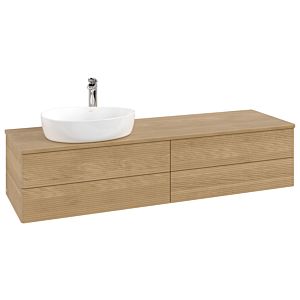 Villeroy &amp; Boch Antao vanity unit 1600x360x500mm L26151HN with lighting with structure FK/AP: HN/1
