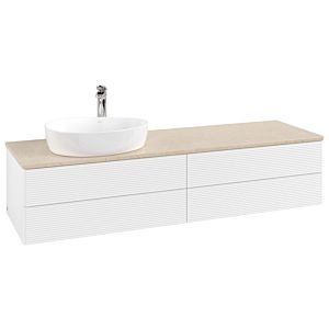Meuble sous-vasque Villeroy &amp; Boch Antao 1600x360x500mm L26153MT avec éclairage avec structure FK/AP: MT/3