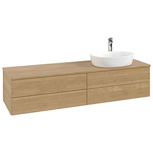 Meuble sous-vasque Villeroy &amp; Boch Antao 1600x360x500mm L27051HN avec éclairage FK/AP: HN/1