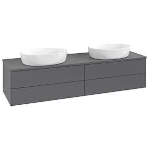 Meuble sous-vasque Villeroy &amp; Boch Antao 1600x360x500mm L28010GK avec éclairage FK/AP: GK/0