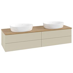 Meuble sous-vasque Villeroy &amp; Boch Antao 1600x360x500mm L28011HJ avec éclairage FK/AP: HJ/1