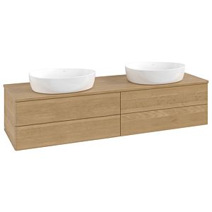 Villeroy &amp; Boch Antao vanity unit 1600x360x500mm L28011HN with lighting FK/AP: HN/1