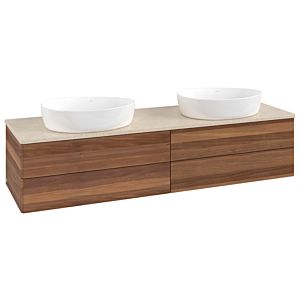 Meuble sous-vasque Villeroy &amp; Boch Antao 1600x360x500mm L28013HM avec éclairage FK/AP: HM/3