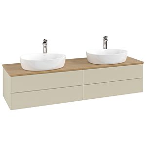 Meuble sous-vasque Villeroy &amp; Boch Antao 1600x360x500mm L28051HJ avec éclairage FK/AP: HJ/1