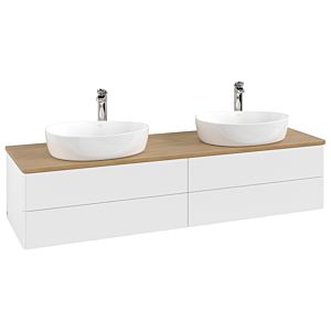Meuble sous-vasque Villeroy &amp; Boch Antao 1600x360x500mm L28051MT avec éclairage FK/AP: MT/1