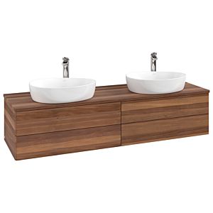 Meuble sous-vasque Villeroy &amp; Boch Antao 1600x360x500mm L28052HM avec éclairage FK/AP: HM/2