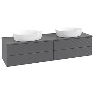 Meuble sous-vasque Villeroy &amp; Boch Antao 1600x360x500mm L28110GK avec éclairage avec structure FK/AP: GK/0