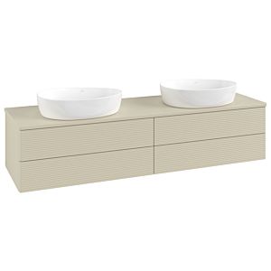 Villeroy &amp; Boch Antao vanity unit 1600x360x500mm L28110HJ with lighting with structure FK/AP: HJ/0