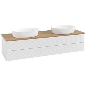 Meuble sous-vasque Villeroy &amp; Boch Antao 1600x360x500mm L28111GF avec éclairage avec structure FK/AP: GF/1