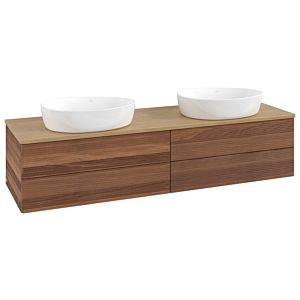 Villeroy &amp; Boch Antao vanity unit 1600x360x500mm L28111HM with lighting with structure FK/AP: HM/1