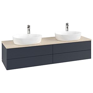 Villeroy &amp; Boch Antao vanity unit 1600x360x500mm L28153HG with lighting with structure FK/AP: HG/3