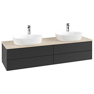Meuble sous-vasque Villeroy &amp; Boch Antao 1600x360x500mm L28153PD avec éclairage avec structure FK/AP: PD/3