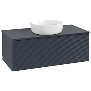 Villeroy & Boch Antao Waschtischunterschrank 1000x360x500mm L31110HG mit Beleuchtung mit Struktur FK/AP: HG/0
