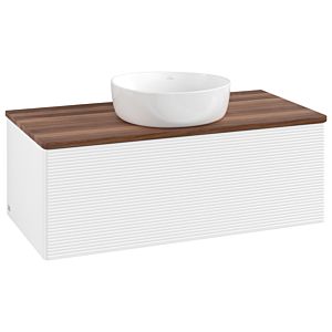 Villeroy & Boch Antao Waschtischunterschrank 1000x360x500mm L31112MT mit Beleuchtung mit Struktur FK/AP: MT/2