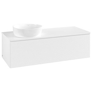 Villeroy & Boch Antao Waschtischunterschrank 1200x360x500mm L33110MT mit Beleuchtung mit Struktur FK/AP: MT/0