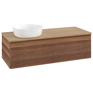 Villeroy & Boch Antao Waschtischunterschrank 1200x360x500mm L33111HM mit Beleuchtung mit Struktur FK/AP: HM/1