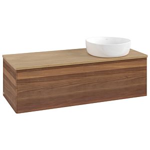 Meuble sous-vasque Villeroy &amp; Boch Antao 1200x360x500mm L34011HM avec éclairage FK/AP: HM/1