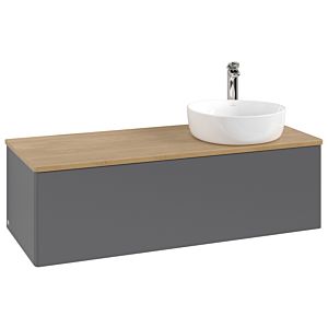 Villeroy & Boch Antao Waschtischunterschrank 1200x360x500mm L34051GK mit Beleuchtung FK/AP: GK/1