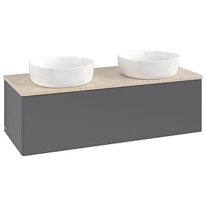 Villeroy &amp; Boch Antao vanity unit 1200x360x500mm L35013GK with lighting FK/AP: GK/3