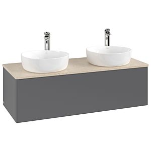 Villeroy &amp; Boch Antao vanity unit 1200x360x500mm L35053GK with lighting FK/AP: GK/3