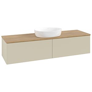 Meuble sous-vasque Villeroy &amp; Boch Antao 1600x360x500mm L36011HJ avec éclairage FK/AP: HJ/1