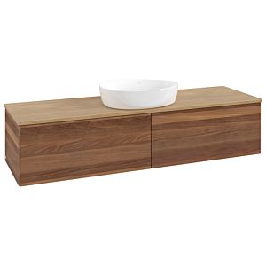 Meuble sous-vasque Villeroy &amp; Boch Antao 1600x360x500mm L36011HM avec éclairage FK/AP: HM/1