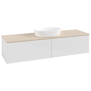 Meuble sous-vasque Villeroy &amp; Boch Antao 1600x360x500mm L36013GF avec éclairage FK/AP: GF/3