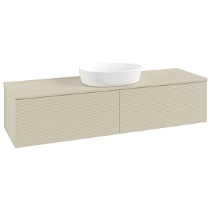 Villeroy & Boch Antao Waschtischunterschrank 1600x360x500mm L36110HJ mit Beleuchtung mit Struktur FK/AP: HJ/0