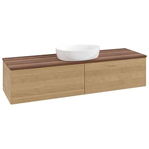 Villeroy & Boch Antao Waschtischunterschrank 1600x360x500mm L36112HN mit Beleuchtung mit Struktur FK/AP: HN/2