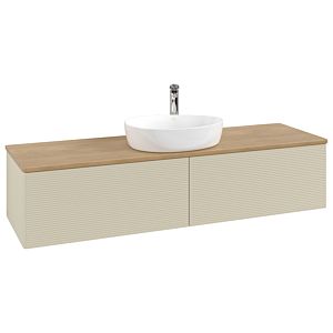 Villeroy &amp; Boch Antao vanity unit 1600x360x500mm L36151HJ with lighting with structure FK/AP: HJ/1