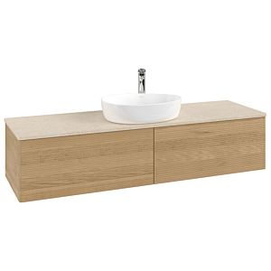 Meuble sous-vasque Villeroy &amp; Boch Antao 1600x360x500mm L36153HN avec éclairage avec structure FK/AP: HN/3
