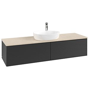 Meuble sous-vasque Villeroy &amp; Boch Antao 1600x360x500mm L36153PD avec éclairage avec structure FK/AP: PD/3