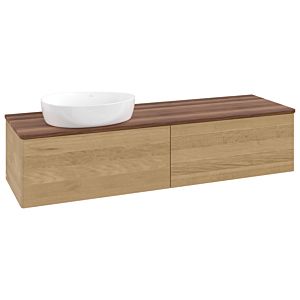 Villeroy &amp; Boch Antao vanity unit 1600x360x500mm L37012HN with lighting FK/AP: HN/2