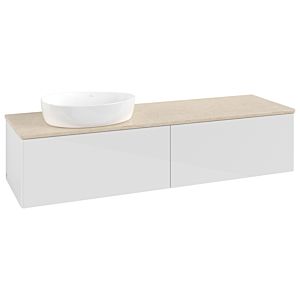 Villeroy &amp; Boch Antao vanity unit 1600x360x500mm L37013GF with lighting FK/AP: GF/3