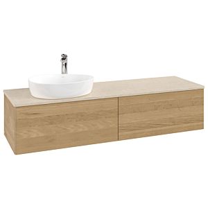 Meuble sous-vasque Villeroy &amp; Boch Antao 1600x360x500mm L37053HN avec éclairage FK/AP: HN/3
