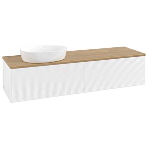 Meuble sous-vasque Villeroy &amp; Boch Antao 1600x360x500mm L37111MT avec éclairage avec structure FK/AP: MT/1