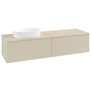 Villeroy & Boch Antao Waschtischunterschrank 1600x360x500mm L37113HJ mit Beleuchtung mit Struktur FK/AP: HJ/3