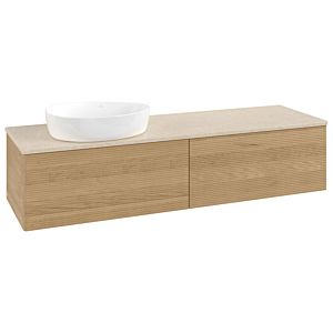Meuble sous-vasque Villeroy &amp; Boch Antao 1600x360x500mm L37113HN avec éclairage avec structure FK/AP: HN/3