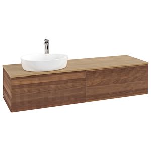 Meuble sous-vasque Villeroy &amp; Boch Antao 1600x360x500mm L37151HM avec éclairage avec structure FK/AP: HM/1