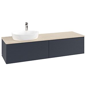 Villeroy &amp; Boch Antao vanity unit 1600x360x500mm L37153HG with lighting with structure FK/AP: HG/3