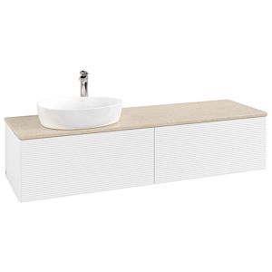 Villeroy &amp; Boch Antao vanity unit 1600x360x500mm L37153MT with lighting with structure FK/AP: MT/3